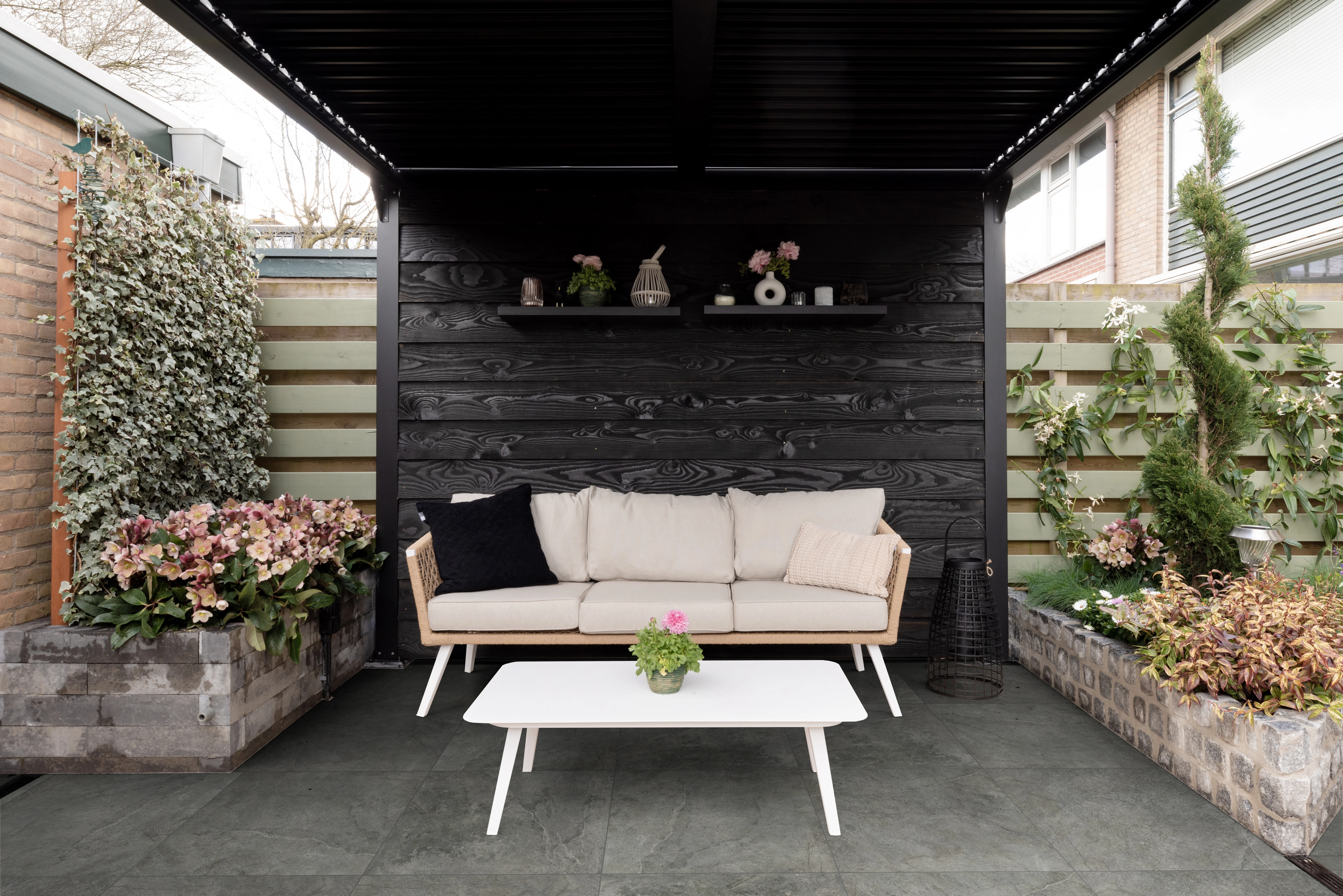 Cera3Line Pizarra Dark Grey 90 x 90 x 3 cm - Afbeelding 4